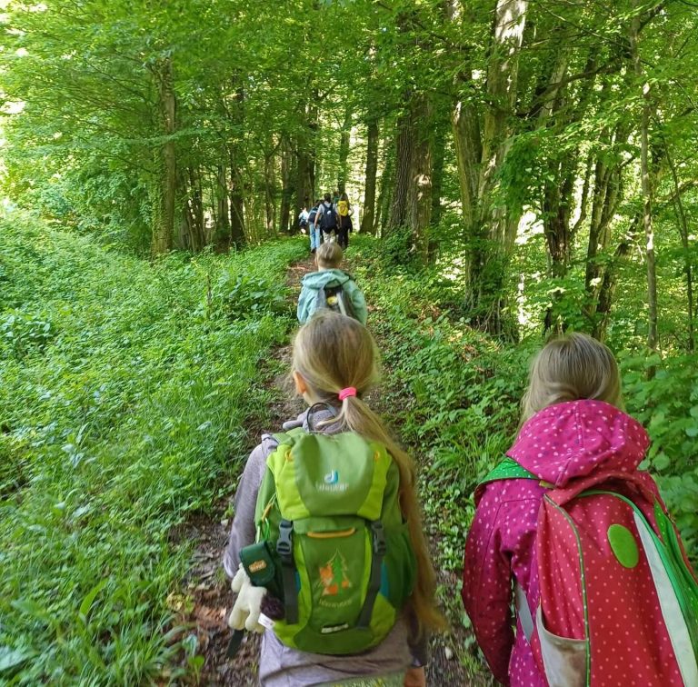 Auf dem Weg zur Burgruine